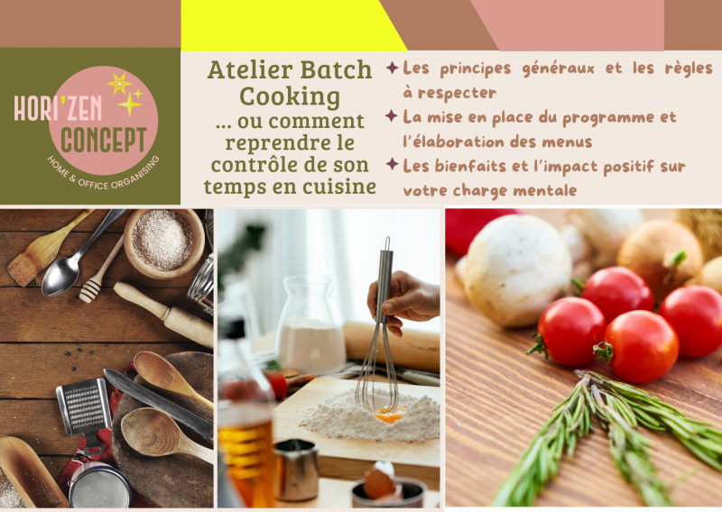9H00 - Atelier Batch Cooking